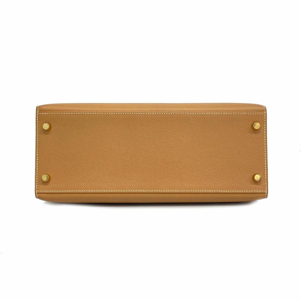 Hermes handbag Kelly 28 E stamp Cushvel natural ladies - Picture 3 of 15